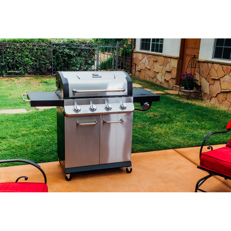 DynaGlo Premier 4Burner Gas Grill with Side Burner & Reviews Wayfair